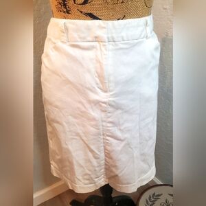 Attention White Pencil Skirt